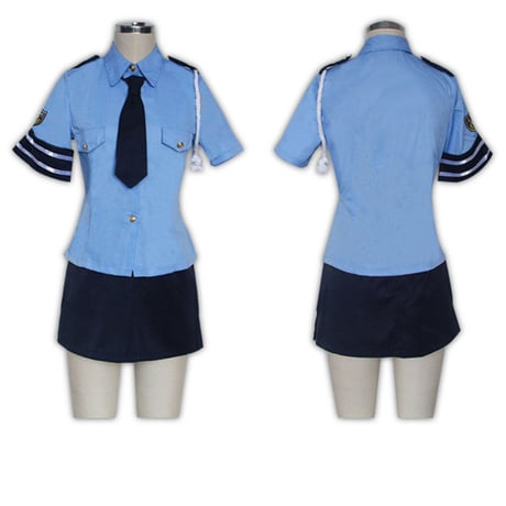 コスプレ 婦警 レディース セクシー 4点セット かわいい 警官 女性 制服 コスチューム 衣装 誘惑