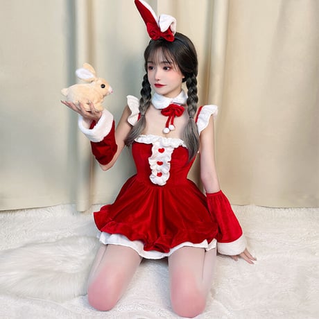 コスプレ 豪華セット サンタクロース クリスマス衣装 サンタドレス レディース ゆめかわいい セクシー ロリータ