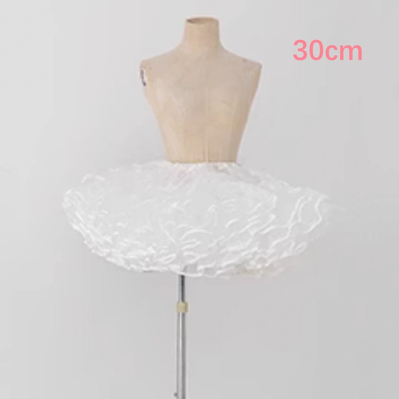 超ボリューム パニエ ミニ丈 超ミニ 30cm丈 多層オーガンジー 華やか