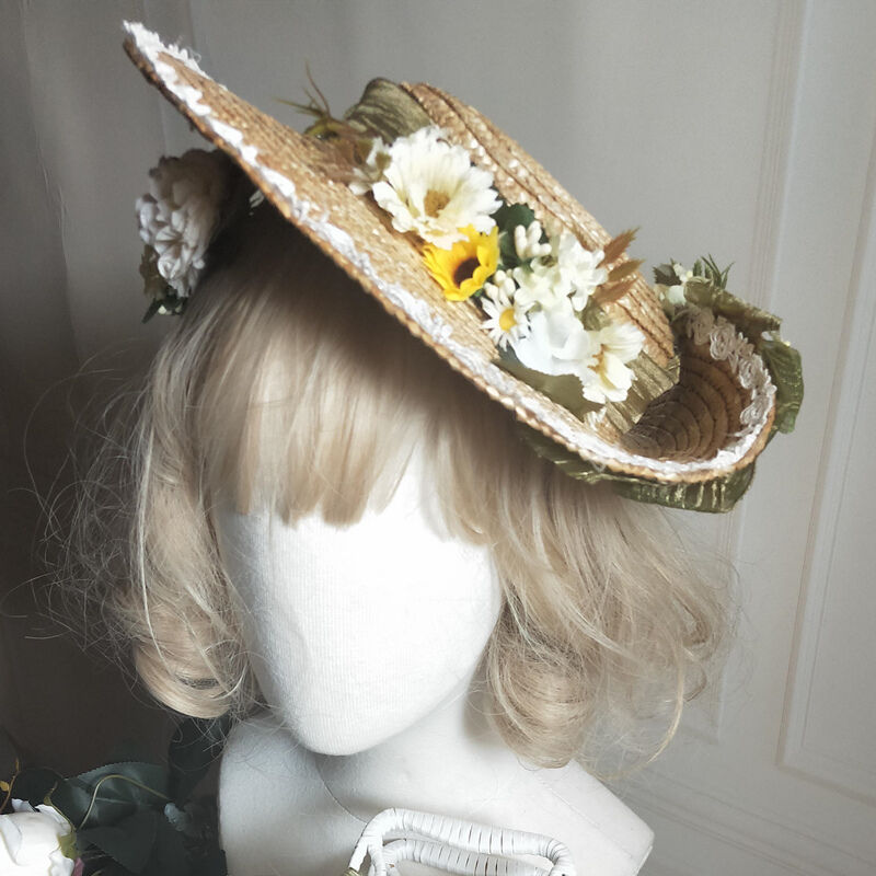 カントリードールバニーちゃん(麦わら帽子水色) カントリードール