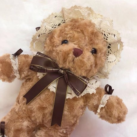 テディベアバッグ ショルダーバッグ ポシェット ぬいぐるみ ファンシー クマ かわいい ロリータ  もこふわ ゆるふわ モフモフ 限定版 オーダーメイド
