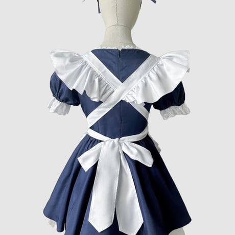 コスプレ メイド服 メイド ゆめかわいい ワンピース エプロン カチューシャ 半袖 ミニ丈 ミニスカ