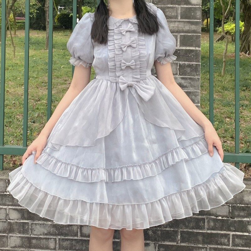 パニエ ロリィタ 45cm フリルいっぱい 4層 オーガンジー パニエ ロリィタ 45cm フリルいっぱい 4層 オーガンジー