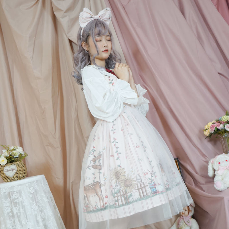 ロリータ ワンピース ジャンパースカート 森の国の物語 夏 ロリィタ