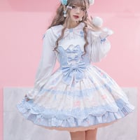 ロリィタ ジャンパースカート レディース ロリータ キャミソール ワンピース 夏 かわいい