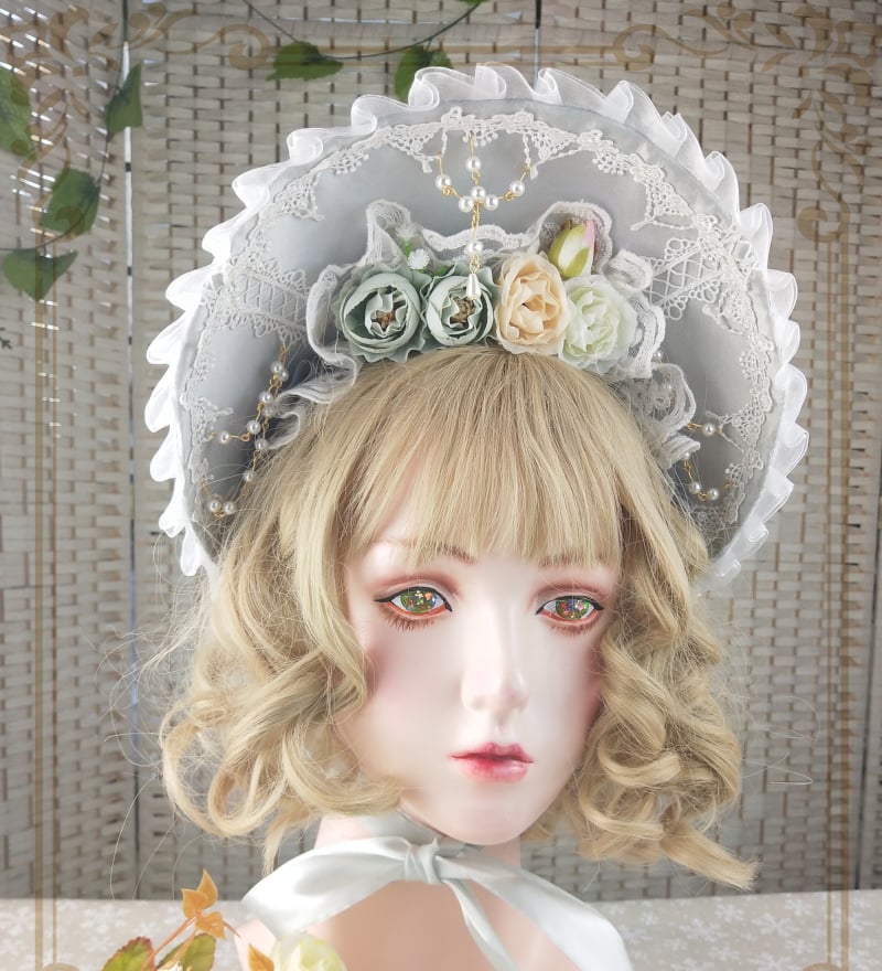 ロリィタ ボンネット 帽子 ヘッドドレス ヘアアクセサリー 髪飾り