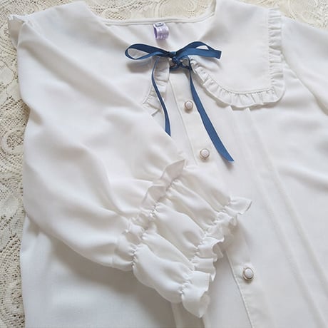 ブラウス ロリータ 春夏秋 レディース 長袖 半袖 選べる ロリィタ フリル XS-2XL