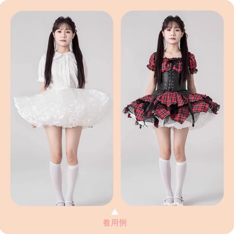 超ボリューム パニエ ミニ丈 超ミニ 30cm丈 多層オーガンジー 華やか ボリューム ダンス衣装 フリル スカート