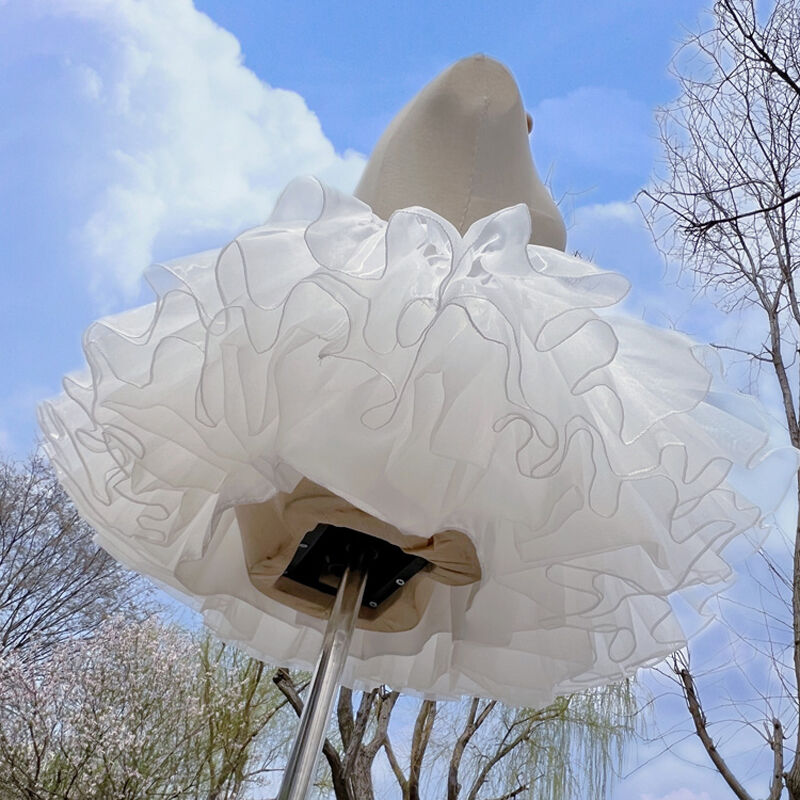 パニエ 超ミニ丈 着丈30cm 4層 ボリューム ペチコート ロリータ