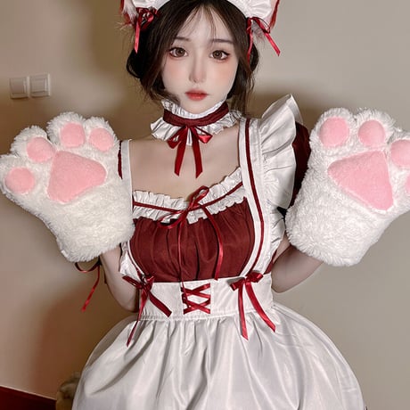 セクシー メイド服 コスプレ 豪華セット 甘ロリータ 姫ロリ 萌え かわいい 仮装 ゴスロリ S-5XL