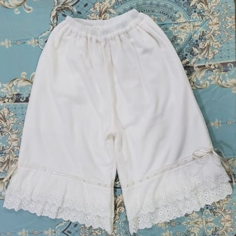 ロリータ カボチャパンツ 夏 冬 選べる快適  ドロワーズ   可愛い 選べる丈
