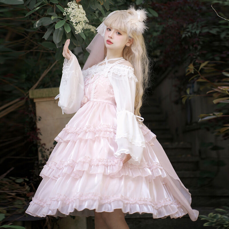 ロリータ ワンピース Lolita ジャンパースカート ドレス ノースリーブ