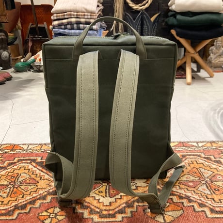 aoya bags（アオヤバッグ） スクエアリュック マチ10cm / 帆布(6号)
