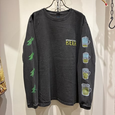 Good On×KOUHEI TERRAI（グッドオン×コウヘイテライ）BEER SUSHI Print-Long Sleeve T（ビアー スシ プリントロングスリーブティ）