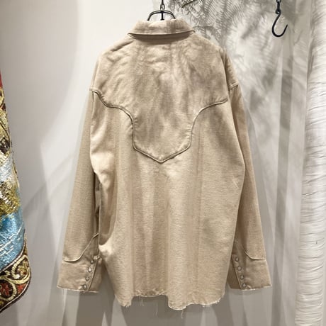 FACCIES（ファッチィーズ） Organic Western Piping Shirt