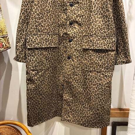 CATTA（カッタ） SHIRT COAT LONG-RIPSTOP LEOPARD (シャツコートロング-リップストップレオパード)