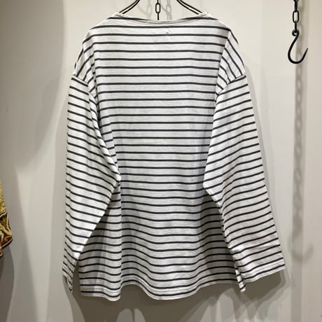 CIOTA（シオタ） Border Long Sleeve Shirt（ボーダーロングスリーブシャツ）