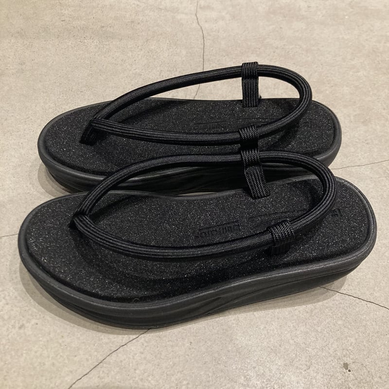 【値下】MBT BUNTARO 草履 サンダル エムビーティー black 36 MBT(エムビーティー) Bunta Black（ブンタブラック） | plain clot