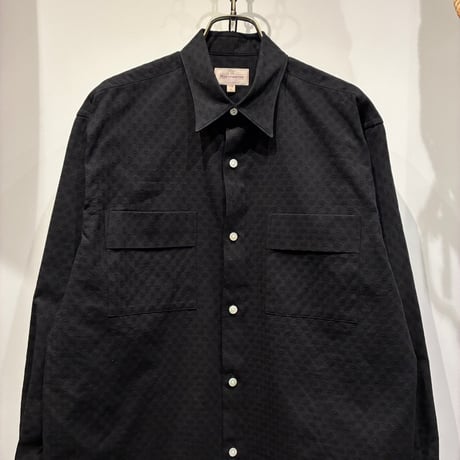 根津洋品店 NEZU YOHIN TEN (ネズヨウヒンテン)  MIDDLE AGE SHIRTS（100809) / ドビー塩縮コットンレギュラーシャツ