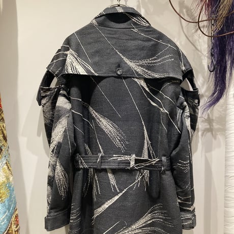 A MACHINE (エーマシーン）Pharaohs Horse Jacquard Trench Coat（ジャガードトレンチコート）
