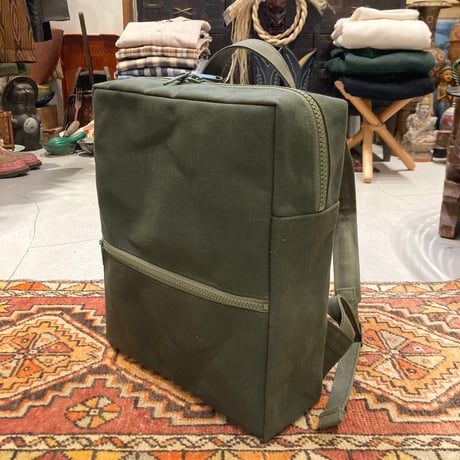 aoya bags（アオヤバッグ） スクエアリュック マチ10cm / 帆布(6号)