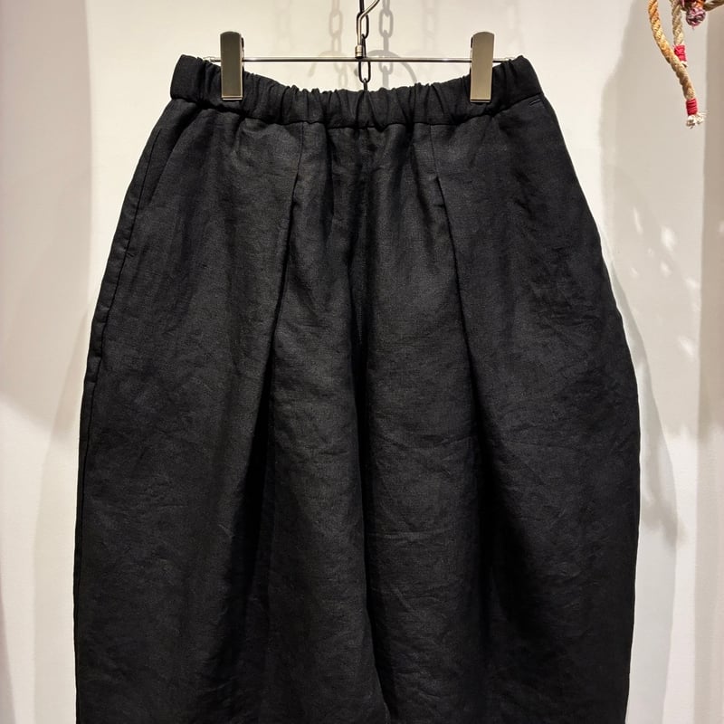 結-yui-(ゆい） WIDE TUCK EASY TROUSERS SULFER DYED