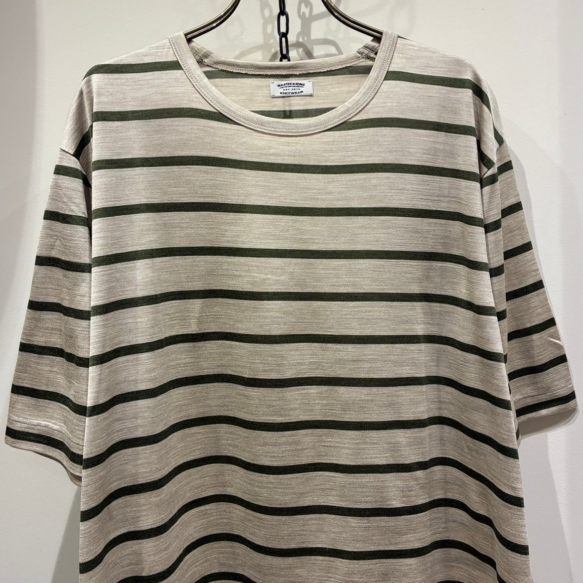 MAATEE&SONS (マーティーアンドサンズ) SILK S/SLEEVE LOOSE