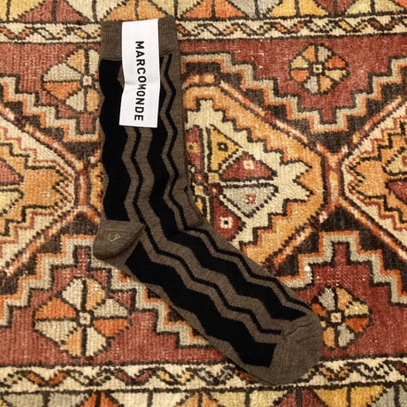 MARCOMONDE（マルコモンド）  M's/L's Belgium pattern 03 Wool Socks（メンズ/レディースベルギーパターン03ウールソックス）