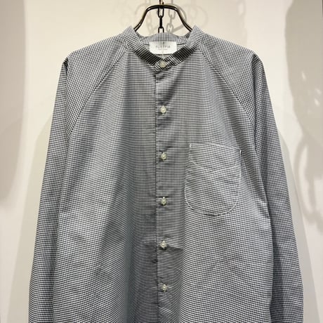 FLISTFIA（フリストフィア） Over Sized Band Collar Shirts（オーバーサイズバンドカラーシャツ-OH03016)