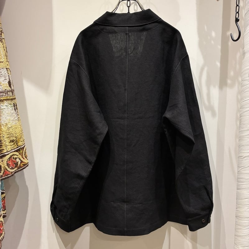 結-yui-(ゆい）EASY JACKETS SULFER DYED LINEN（イージージ