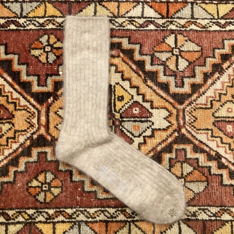 MARCOMONDE（マルコモンド） M's Mohair Ribbed Socks（メンズ モヘアリブソックス）