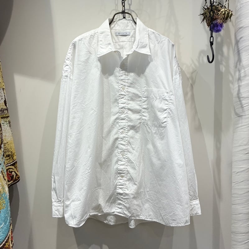 美品　CATA カッタ　レギュラーワイドシャツ　M 美品 CATA カッタ レギュラーワイドシャツ M