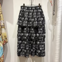 TIGRE BROCANTE （ティグルブロカンテ） Tigre Block Print Tiered Skirt（ティグロブロックプリントティアードスカート）