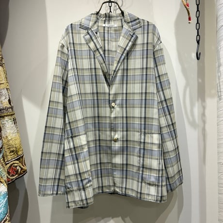 MAATEE&SONS (マーティーアンドサンズ)   折って折ってJACKET HWOOL CECK (MT6103-0012C)