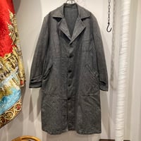 1940〜50's French Black Chambray Work Coat（フランス ブラックシャンブレー ワークコート）