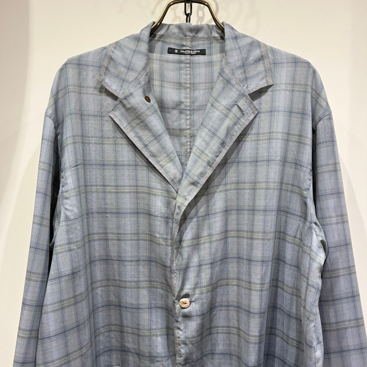 美品25ss maatee&sons マーティーアンドサンズ 折って折ってシャツ MAATEE&SONS (マーティーアンドサンズ) 折って折ってSHIRTSJK