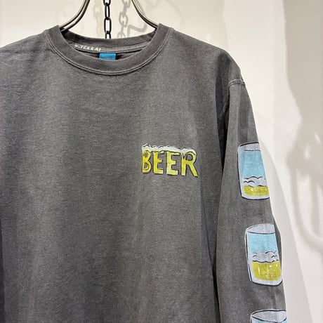 Good On×KOUHEI TERRAI（グッドオン×コウヘイテライ）BEER SUSHI Print-Long Sleeve T（ビアー スシ プリントロングスリーブティ）
