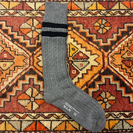 MARCOMONDE（マルコモンド） M's/L's Wholegarment cotton line socks （メンズ/ホールガーメントコットンラインソックス）