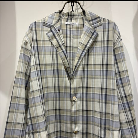 MAATEE&SONS (マーティーアンドサンズ)   折って折ってJACKET HWOOL CECK (MT6103-0012C)