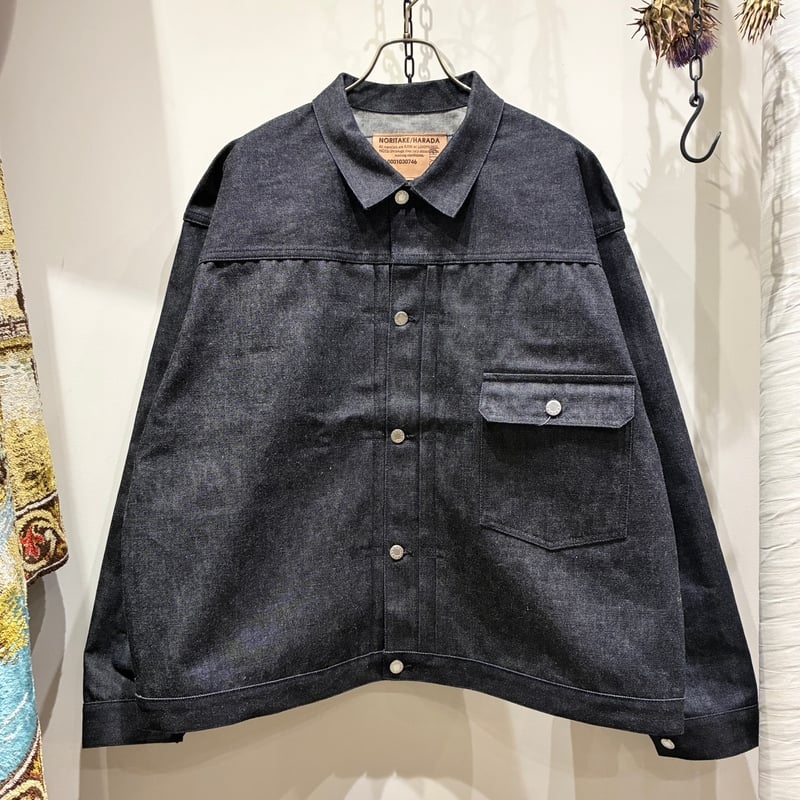 NORITAKE/HARADA (ノリタケハラダ) DenimJacket NORITAKE HARADA (ノリタケハラダ) 1 POCKET PLEATED WORK