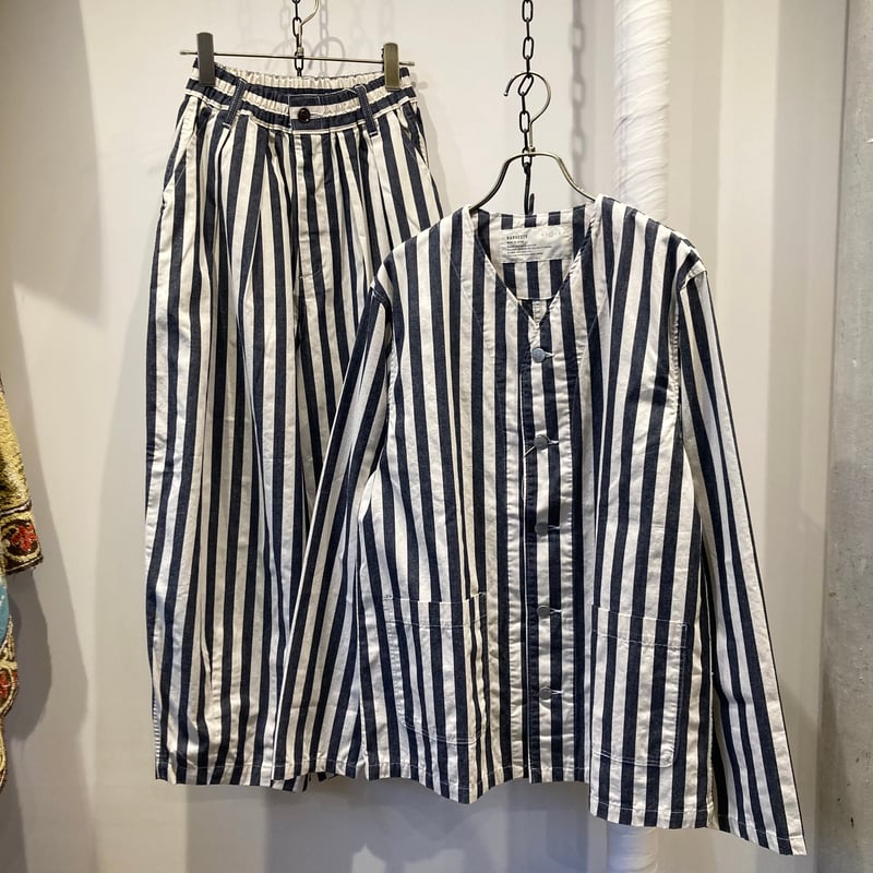 HARVESTY (ハーベスティ) STRIPES CIRCUS PANTS(ストライプ HARVESTY (ハーベスティ) STRIPES CIRCUS PANTS(ストライプ