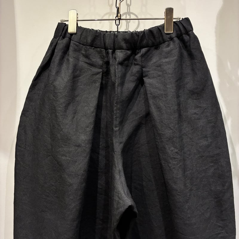 結-yui-(ゆい） WIDE TUCK EASY TROUSERS SULFER DYED