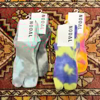 NODAL（ノダル） Tie-Dye Tabi Ankle Socks （タイダイアンクルタビソックス/ND22X001）
