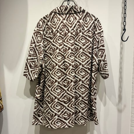 根津洋品店 NEZU YOHIN TEN (ネズヨウヒンテン)  Ethnic Print Vacation Shirts（エスニックプリントバケーションシャツ）
