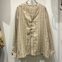結-yui-(ゆい） CARDIGAN SHIRTS DOUBLE GAUZE PLAID（カーディガンシャツダブルガーゼプレイド/YCS-003)