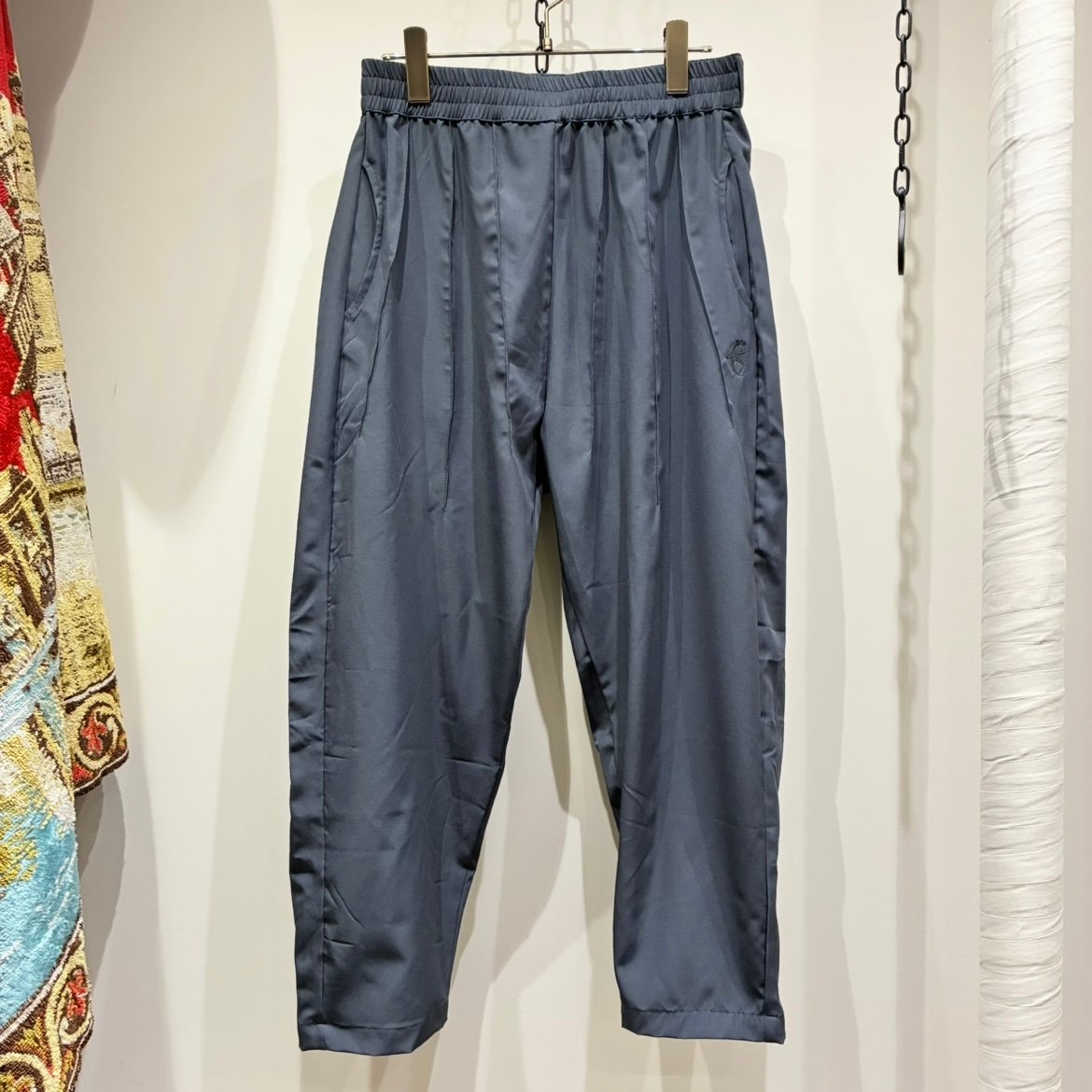 SLOWHANDS　スローハンズ　リネンパンツ SLOW HANDS（スローハンズ） Nylon Stretch Morroco Pants（