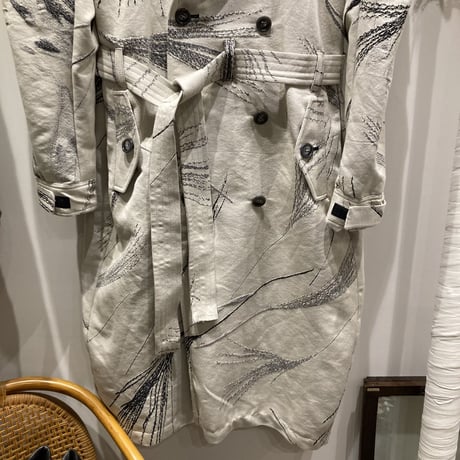 A MACHINE (エーマシーン）Pharaohs Horse Jacquard Trench Coat（ジャガードトレンチコート）