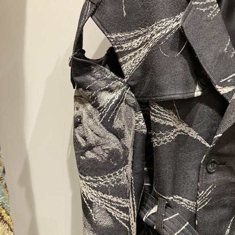 A MACHINE (エーマシーン）Pharaohs Horse Jacquard Trench Coat（ジャガードトレンチコート）
