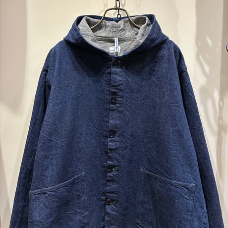 NECESSARY or UNNECESSARY（ネセサリーオアアンネセサリー） DENIM HOOD（デニムフード）