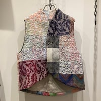 結 -yui-(ゆい） Patchwork Cutaway Vest（パッチワークカッタウェイベスト）/（YV-003-PS）